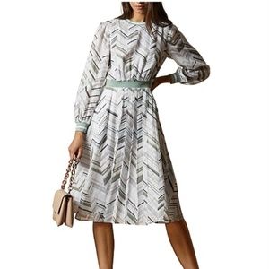 Ted Baker Katino Everglade Dress size 8 NWT